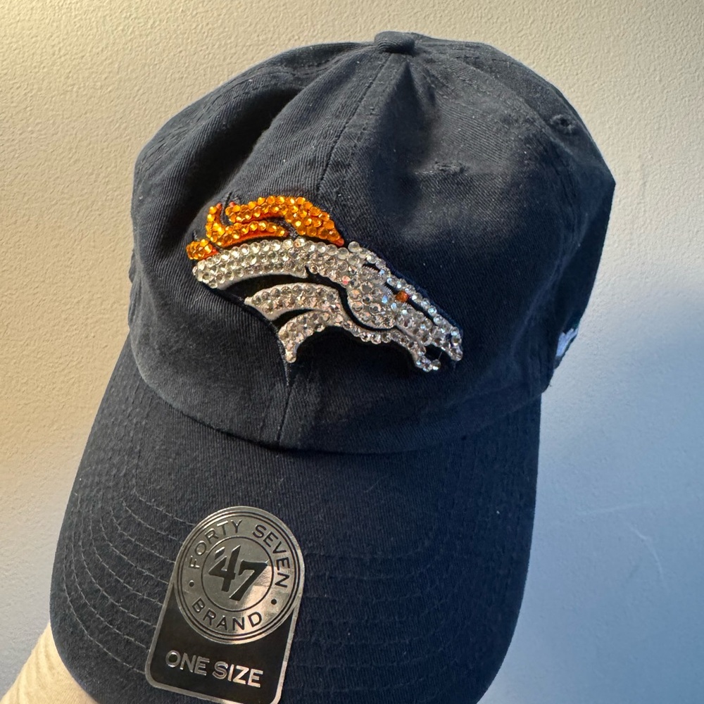 47 Brand Denver Broncos Cap with Embellished Logo